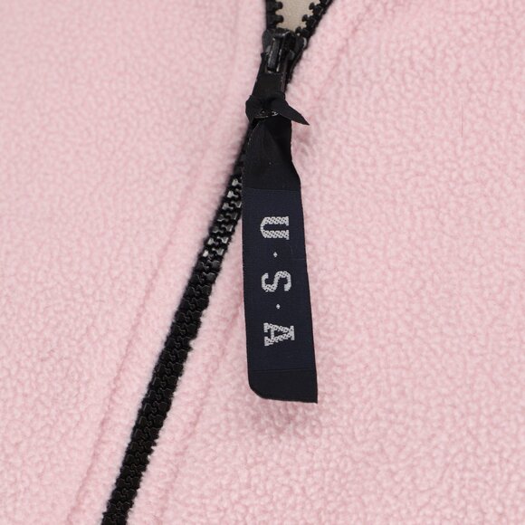 VINTAGE SAN FRANCISCO USA Embroidered Fleece Zip-Up Jacket Baby Pink Size M - Picture 6 of 8